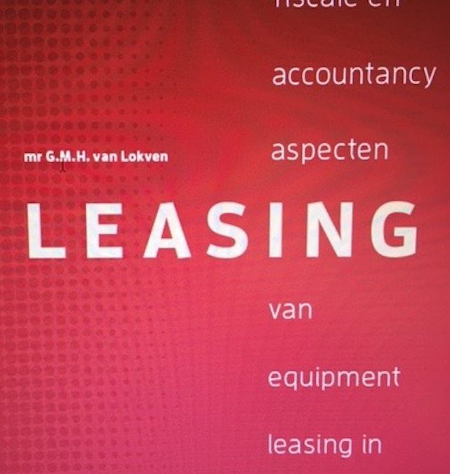 Boekcover 'Leasing' van mr. G.M.H. van Lokven